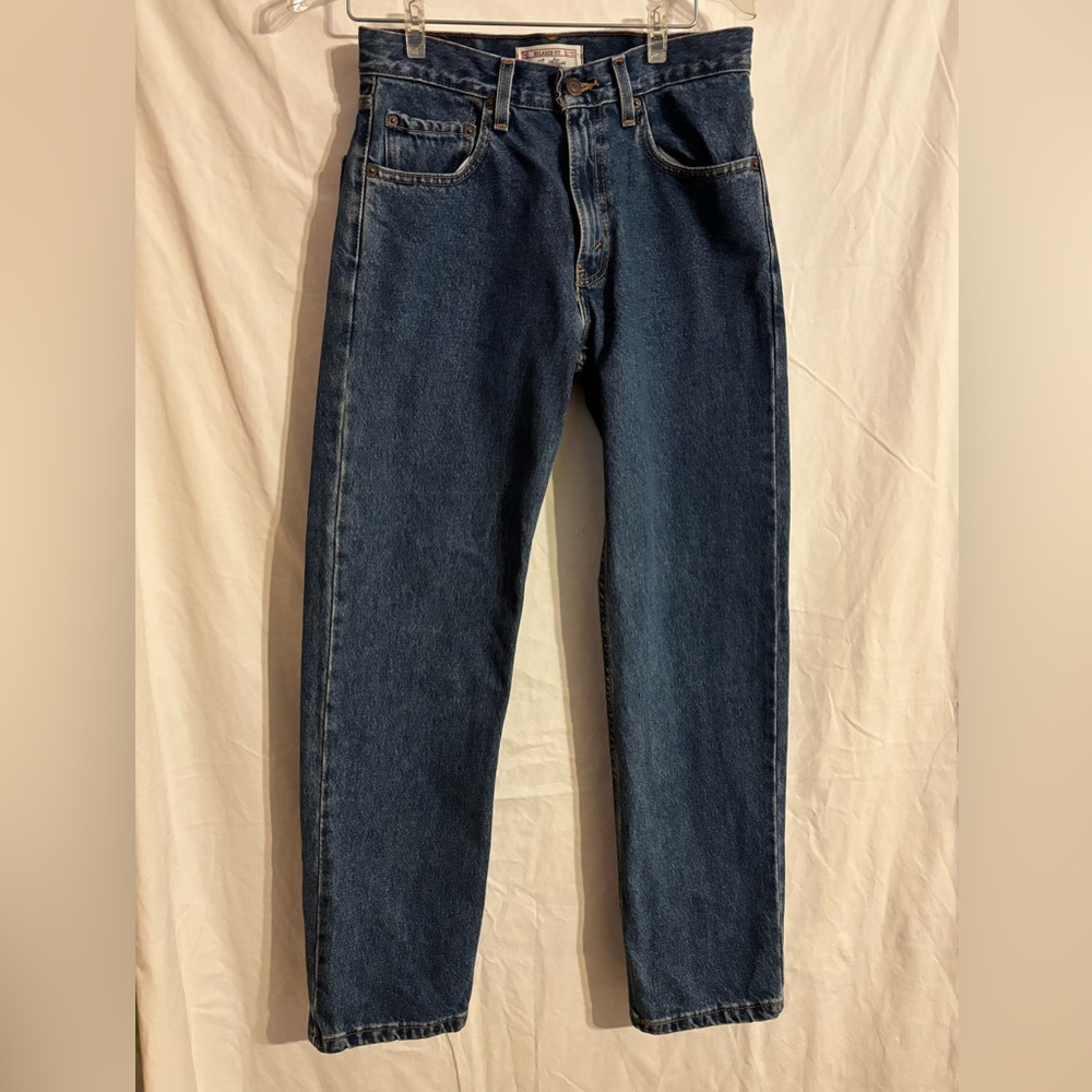 Signature by Levi Strauss and Co. jeans relaxed fit straight leg zipper W29 L30 - Picture 1 of 5